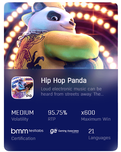 Hip hop panda